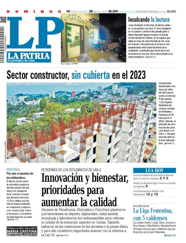 Portada 18 de febrero del 2024